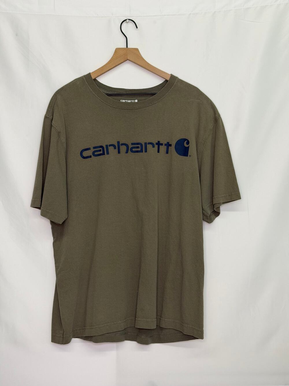 Carhartt Olive Logo Tee